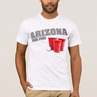 Camiseta T-shirt de Pong da cerveja da arizona