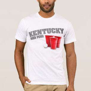 Camiseta T-shirt de Pong da cerveja de Kentucky
