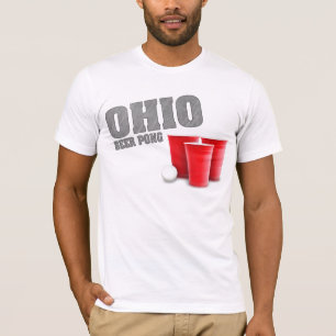 Camiseta T-shirt de Pong da cerveja de Ohio