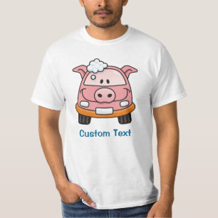 Camiseta T-Shirt de porco para lavagem de automóveis