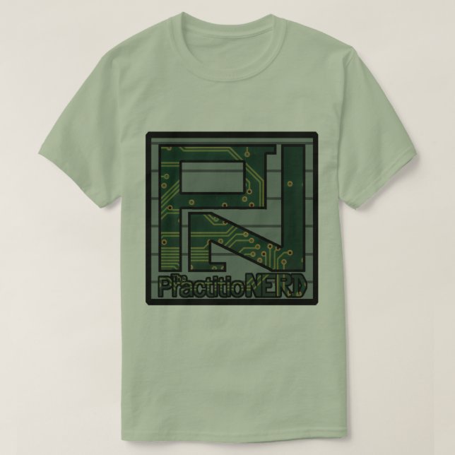 Camiseta T-shirt de PractitioNERD da tecnologia (Frente do Design)