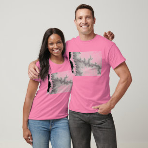 Camiseta T-shirt de prata da falha na linha