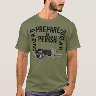 Camiseta T-shirt de Prepper do zombi