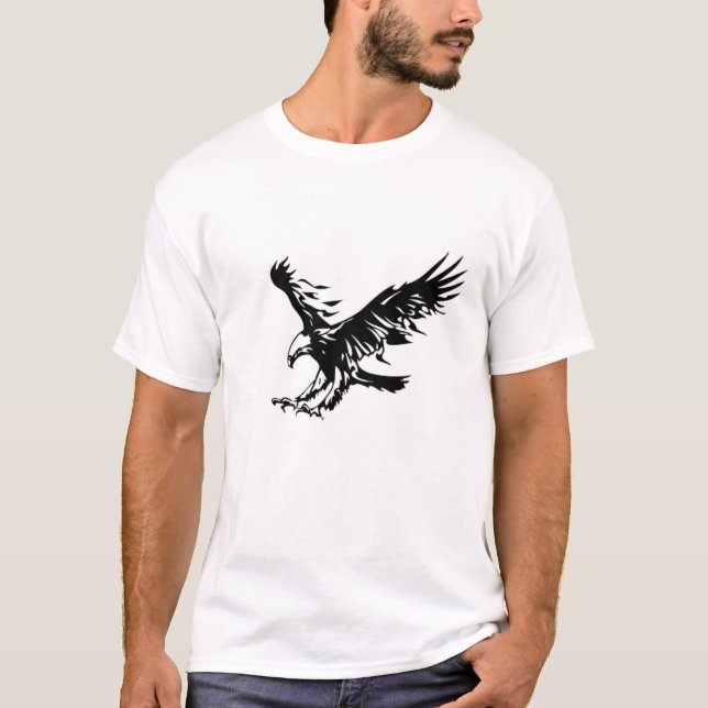 Camiseta T-Shirt de presente de águia (Frente)