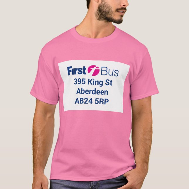 Camiseta T-Shirt de Primeiro Ônibus (Frente)