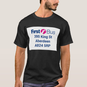 Camiseta T-Shirt de Primeiro Ônibus