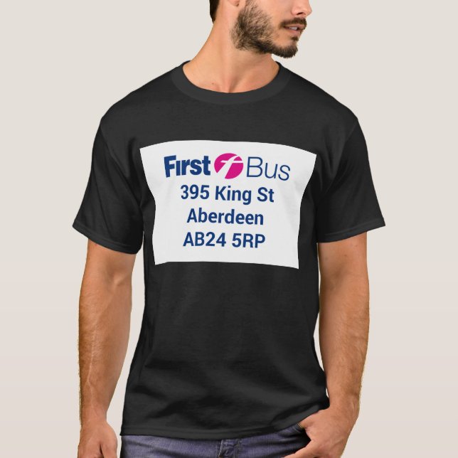 Camiseta T-Shirt de Primeiro Ônibus (Frente)