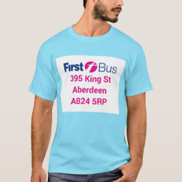 Camiseta T-Shirt de Primeiro Ônibus