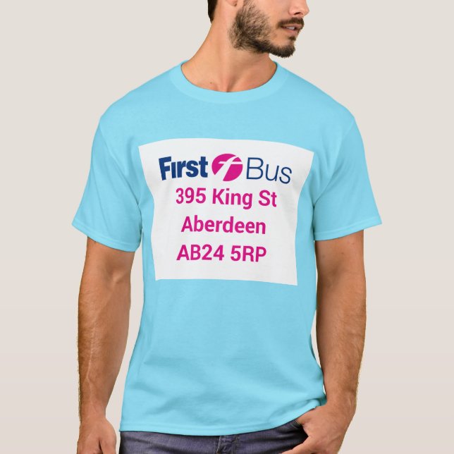 Camiseta T-Shirt de Primeiro Ônibus (Frente)