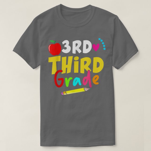 Camiseta T-Shirt De Professores Do 3º Ciclo (Frente do Design)