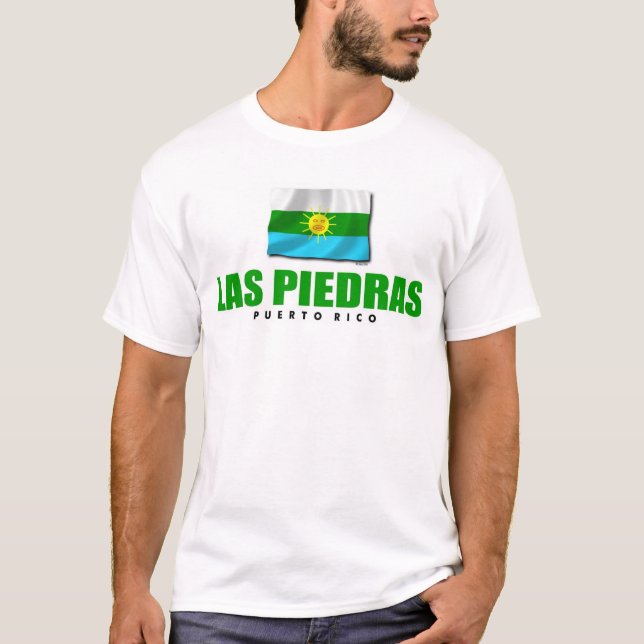 Camiseta T-shirt de Puerto Rico: Las Piedras (Frente)