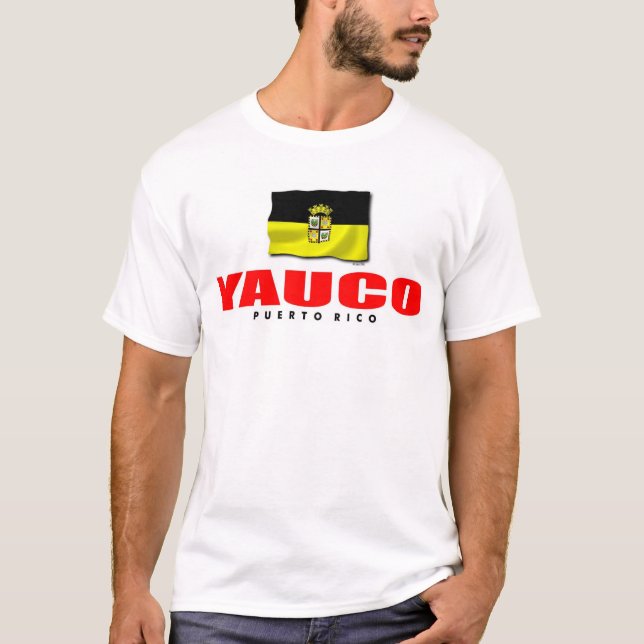 Camiseta T-shirt de Puerto Rico: Yauco (Frente)