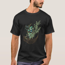 T-Shirt de punho floral