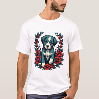 Camiseta T-Shirt De Puppy | Cachorro Engraçado Lover Tee |