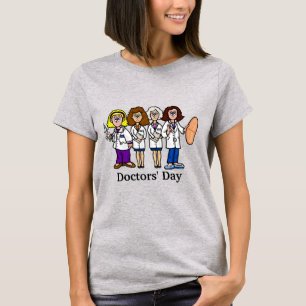 Camiseta T-Shirt de Quatro Médicos Femininos
