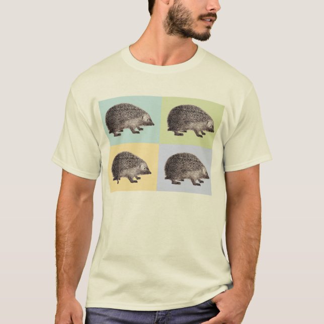 Camiseta T-shirt de quatro ouriços (Frente)