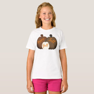 Camiseta T-Shirt De Queda/Outono/Abóbora