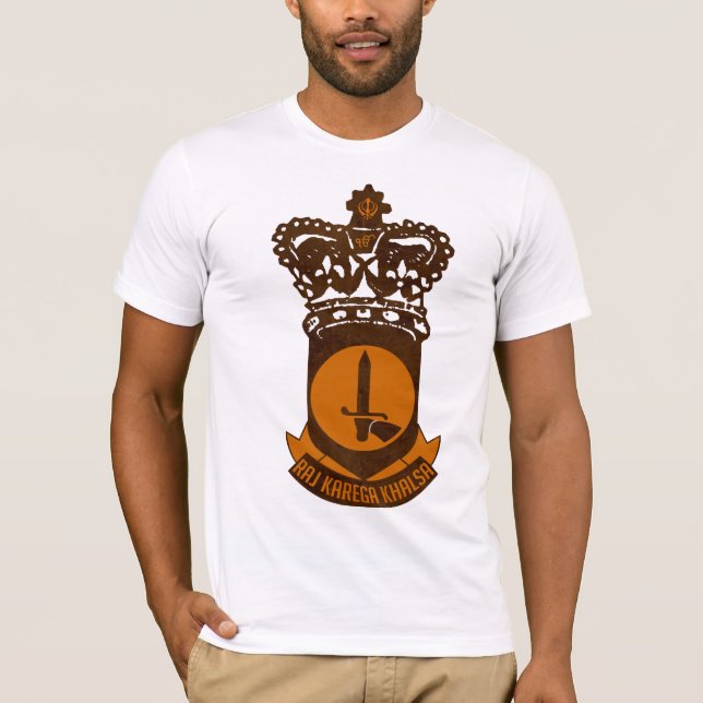 Camiseta T-shirt de Raj Karega KHALSA (Frente)