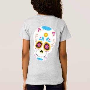 Camiseta T-Shirt De Raparigas Crânio