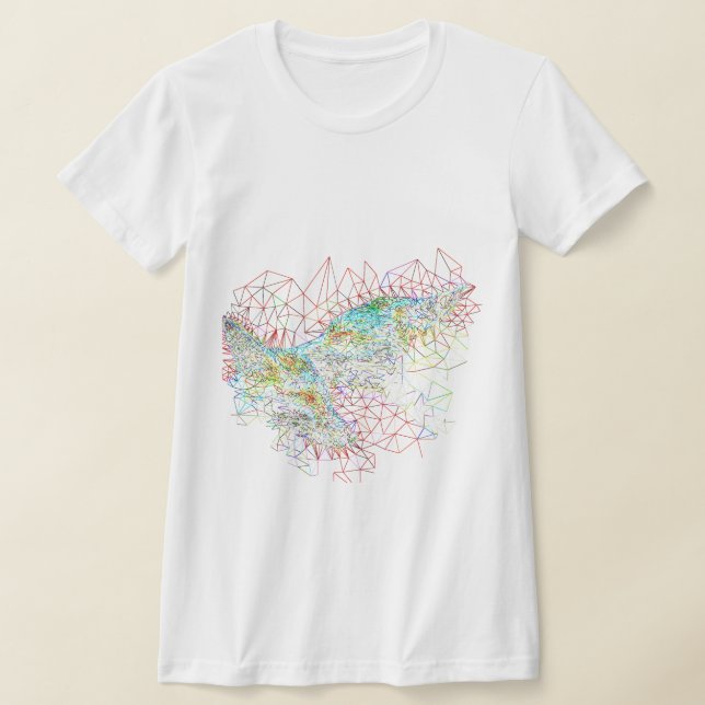 Camiseta T-Shirt de Raposa e Cubo (Postura )