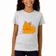 T-Shirt de raposa pequena