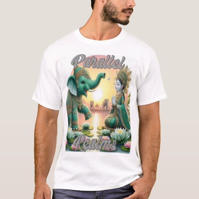 Camiseta t-shirt de Realms Paralelos (Frente)