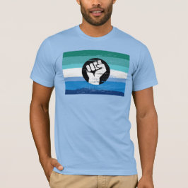 Camiseta T-Shirt de Resistência ao Orgulho Masculino gay