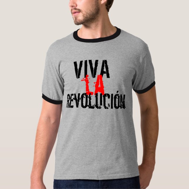 Camiseta T-shirt de Revolucion do La de Viva (Frente)