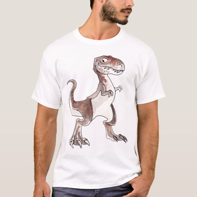Camiseta T-shirt de Rex do tiranossauro (Frente)