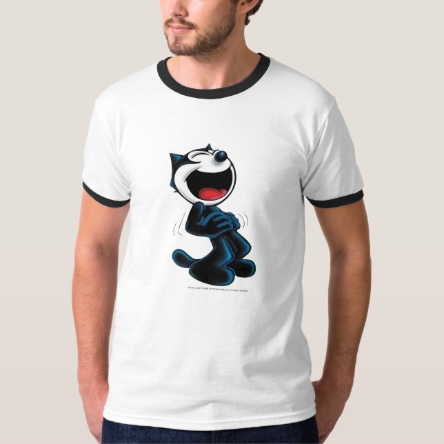 Camiseta T-shirt de riso da campainha de Felix (Frente)