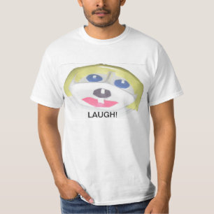Camiseta T-shirt de riso do palhaço