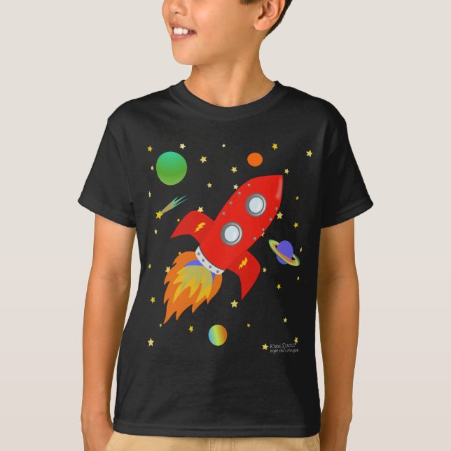 Camiseta T-shirt de Rocket (Frente)