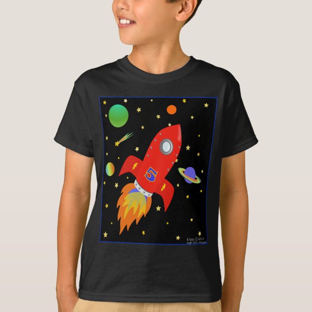 Camiseta T-shirt de Rocket 5 (Frente)