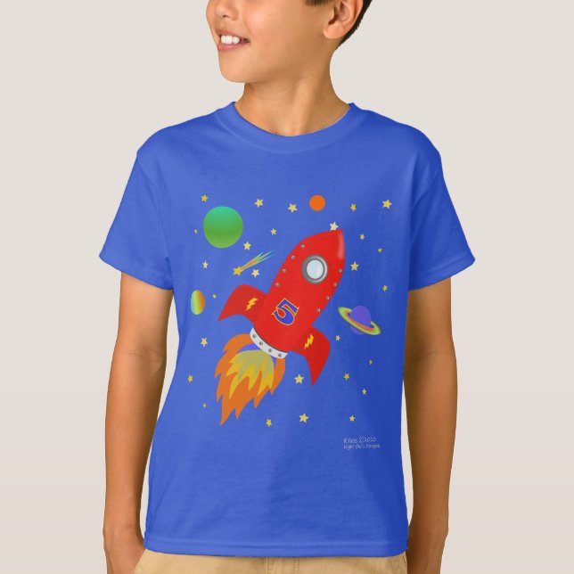 Camiseta T-shirt de Rocket 5 (Frente)
