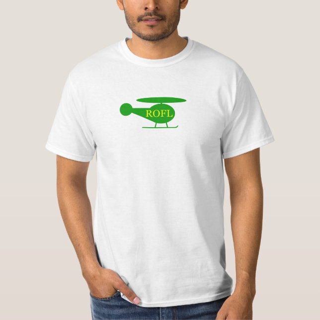Camiseta T-shirt de ROFLcopter (Frente)