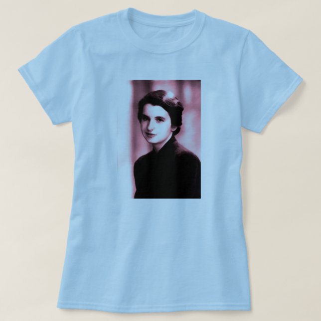 Camiseta T-shirt de Rosalind Franklin (Frente do Design)