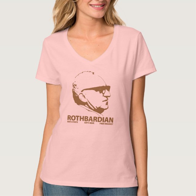 Camiseta T-shirt de Rothbardian (Frente)