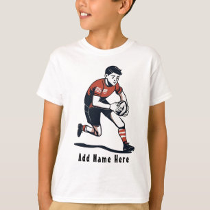 Camiseta T-Shirt de Rugby de Crianças Personalizadas