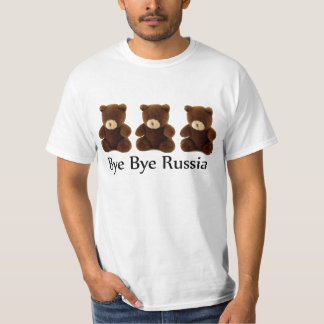 Camiseta T-shirt de Rússia do adeus