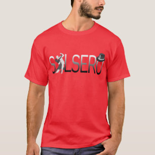 Camiseta T-shirt de SALSERO com casal & chapéu da dança