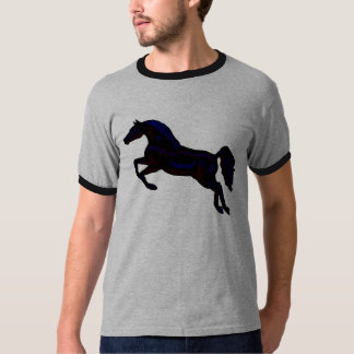 Camiseta T-shirt de salto do cavalo