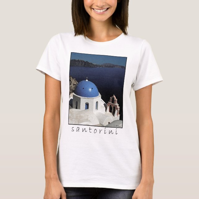 Camiseta T-shirt de Santorini (Frente)
