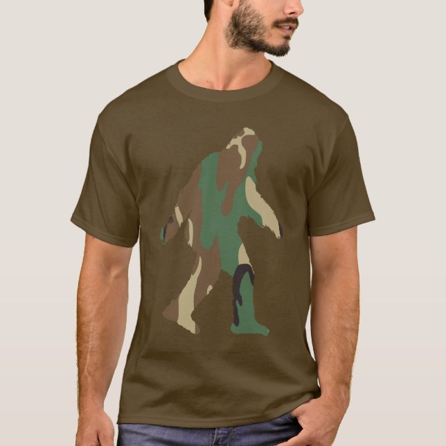 Camiseta T-shirt de Sasquatch Camo (Frente)