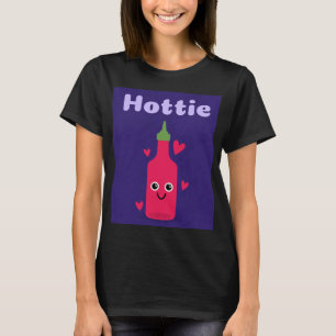 CAMISETA T-SHIRT DE SAUCE QUENTE DE SAUCE DE HOTTIE FUNNY