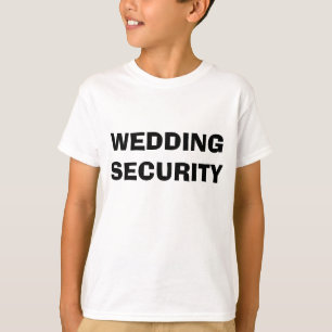 Camiseta T-shirt de segurança de casamento