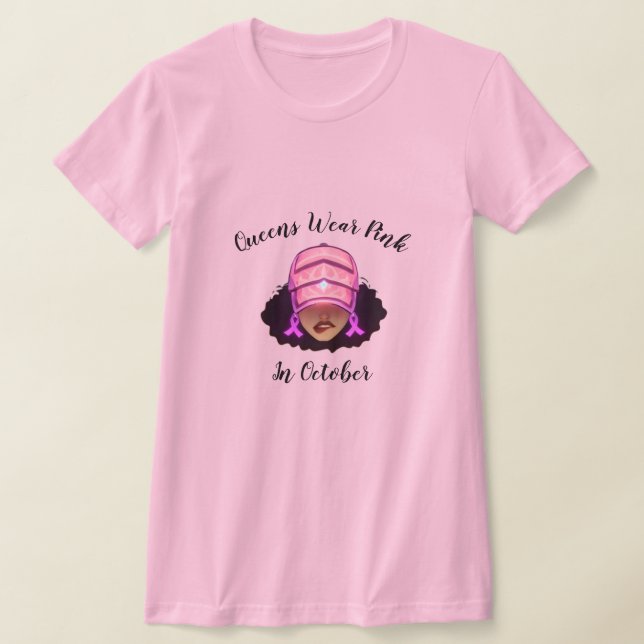 Camiseta T-shirt de sensibilização do Cancer da mama (Postura )