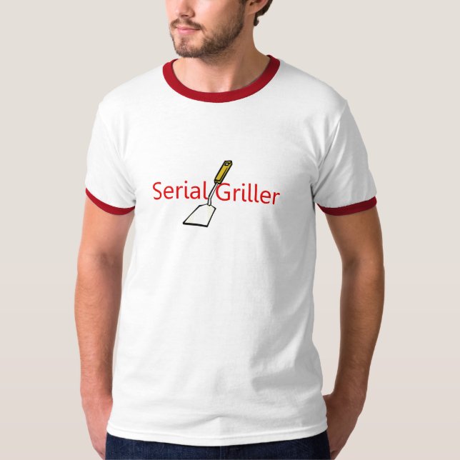 Camiseta T-shirt de série do Griller (Frente)