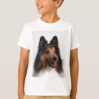T-shirt de Sheltie para miúdos