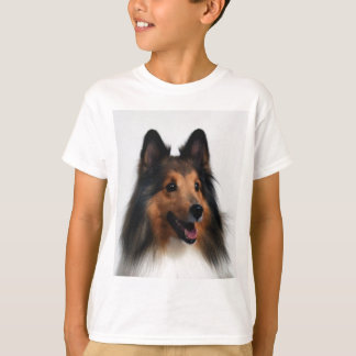Camiseta T-shirt de Sheltie para miúdos