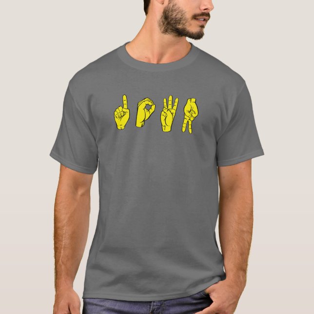 Camiseta T-shirt de SignIOWA (Frente)